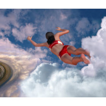 Cloud Swimming mousepad