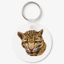 Clouded Leopard keychains by kphotos Clouded Leopard keychains