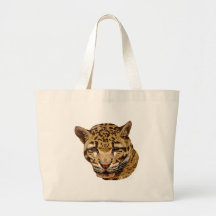 Clouded Leopard Tote Bag