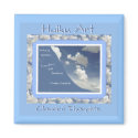 Clouded Thoughts Haiku Art Magnet by Reflekshins Clouded Thoughts Haiku Art Magnet