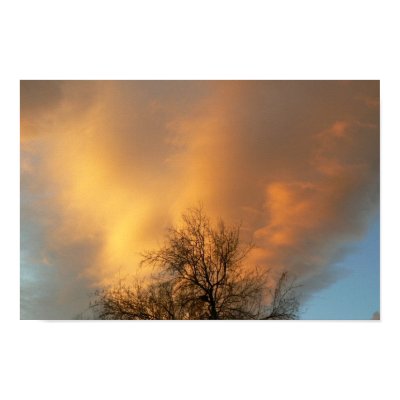 Clouds Afire! Print by codfishlady