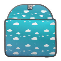Clouds and Birds Sleeves For MacBooks