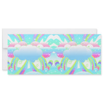 clouds and rainbow sky II invitations by dooni_notebooks clouds and rainbow sky II invitations