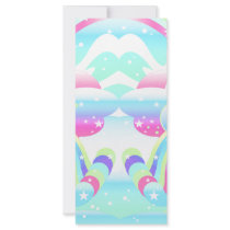 clouds, sky, pastel, soft, abstract, modern, vector, digital art, pretty, cool, nature, dooni designs, Rack Card with custom graphic design