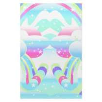 clouds and rainbow sky II Customized Stationery