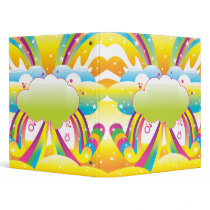 clouds and rainbow sky notebook binders by dooni_notebooks clouds and rainbow sky notebook binders