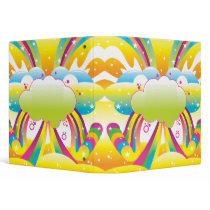 clouds and rainbow sky notebook binders by dooni_notebooks clouds and rainbow sky notebook binders