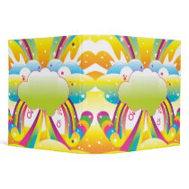 clouds and rainbow sky notebook binders by dooni_notebooks clouds and rainbow sky notebook binders