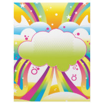 clouds and rainbow sky paper letterhead by dooni_notebooks clouds and rainbow sky paper letterhead