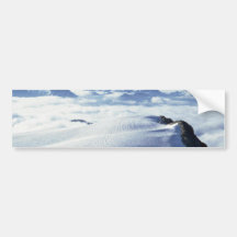 Clouds And Snow Bumper Stickers