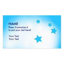 Clouds and Stars Business Card Template