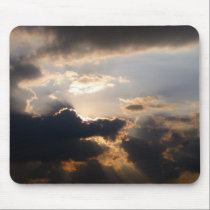 Clouds and Sun Mousepad mousepads