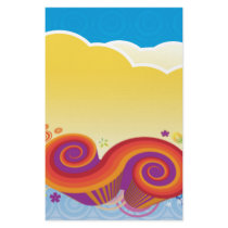 clouds and swirls customized stationery