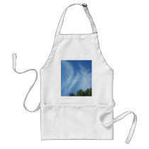 Clouds and trees apron