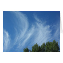 Clouds and trees cards