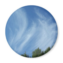 Clouds and trees magnet