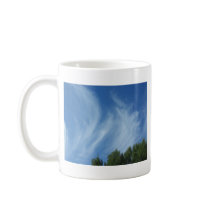 Clouds and trees mug