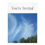 Clouds and trees personalized announcements
