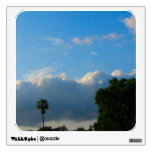 clouds and trees photograph wall decals