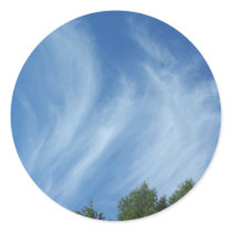 Clouds and trees sticker