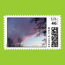 Clouds at Sunset Postage postage
