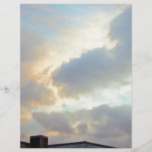 Clouds at the sunset custom flyer