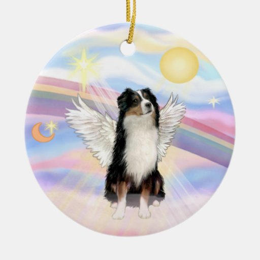 clouds australian shepherd angel tri christmas clouds australian shepherd angel tri christmas