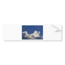 clouds bumper sticker