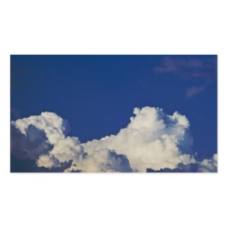 clouds Double-Sided standard business cards (Pack of 100)