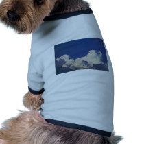 clouds dog tee shirt
