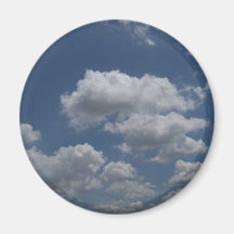 Clouds Fridge Magnet