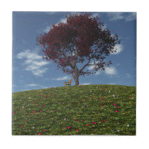 Clouds Go Sailing By Decorative Tile