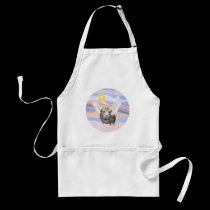 Clouds - Guinea Pig Angel (#2) aprons