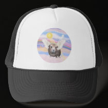 Clouds - Guinea Pig Angel (#2) hats