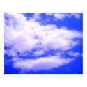Clouds in Clear Blue Sky Poster posters by made_in_atlantis Clouds in Clear Blue Sky Poster posters