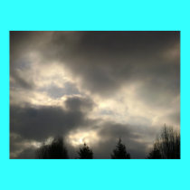 Clouds in Gainesville, GA posters