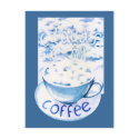 Clouds in my Coffee Postcard by floatinglemons Clouds in my Coffee Postcard