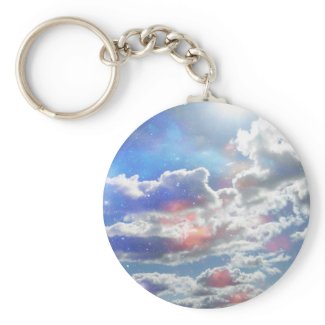 Clouds Keychain keychain