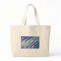 clouds lay down canvas bag