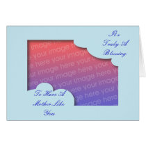 Clouds Mothers Day Photo Card cards