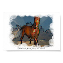 Clouds Mustang posters by radiognome Clouds Mustang posters