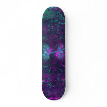 "Clouds of Confusion" Fractal Art Skate Board