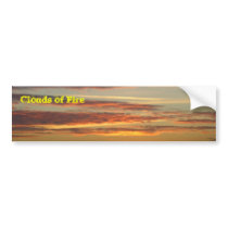 Clouds of Fire bumper stickers