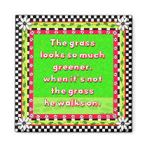 Clouds of Inspiration-greener grass magnets