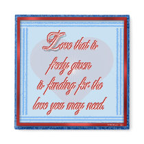 Clouds of Inspiration:  Love fund. magnets