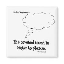 Clouds of Inspiration magnet:  Coveted touch