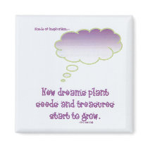 Clouds of Inspiration magnet::  plant  seeds