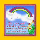 Clouds of Inspiration magnet:  treasures grow