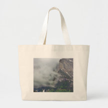 Clouds Over Glacier Tote Bag