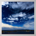 Clouds over Mediterranean Sea posters